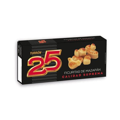 Figuritas mazapán, Turrón 25, 100gr.