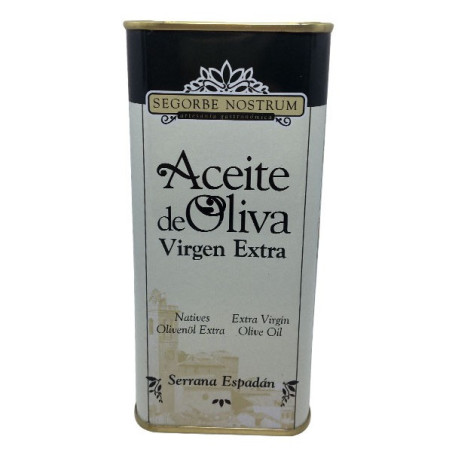 Aceite Oliva Virgen Extra. Segorbe Nostrum, lata 500ml.