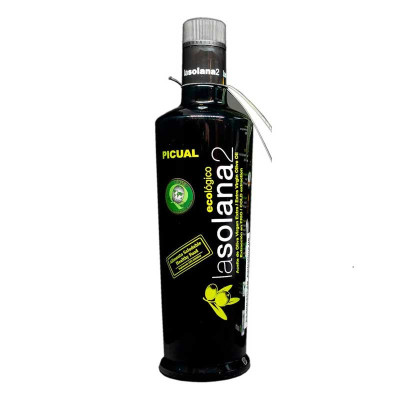 Aceite de oliva virgen extra Picual Solana2 botella