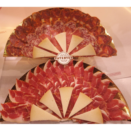 Abanico de Jamón Ibérico y abanico de surtido ibérico