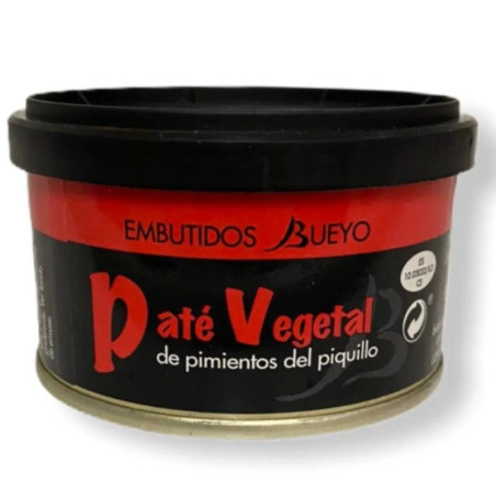 Paté Vegetal de pimientos des piquillo de Bueyo 100g