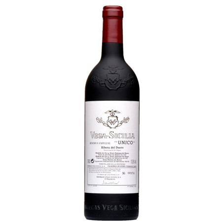 Tinto Ribera del Duero Unico VEGA-SICILLA. 750ml