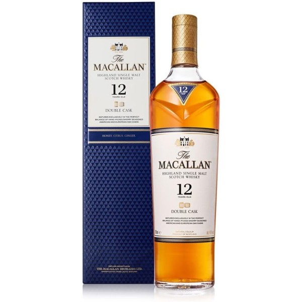 Macallan Single Malt Whisky Escoces 12 años Double Cask - 700ml