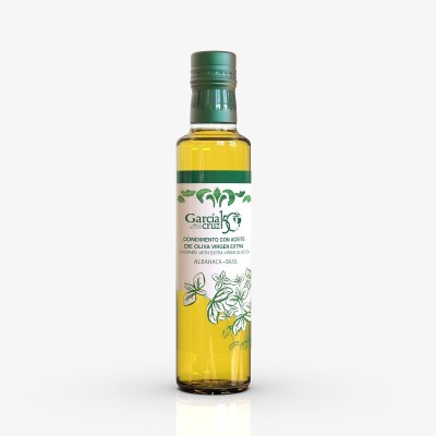 Condimento con aceite de oliva ALBAHACA, García de la Cruz - 250ml