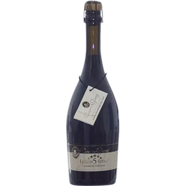 Lambrusco Rosso Seco - Letizia 5 Stelle 750ml